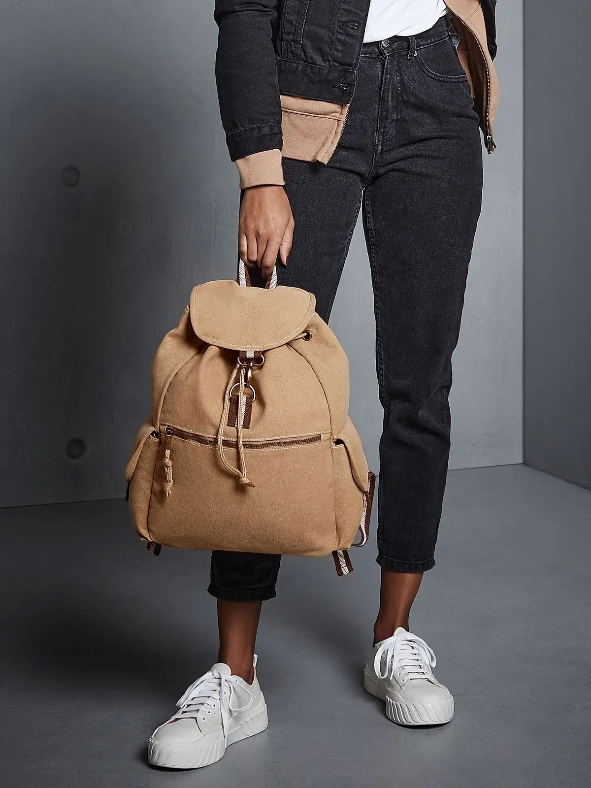 Immagine Vintage Canvas Backpack