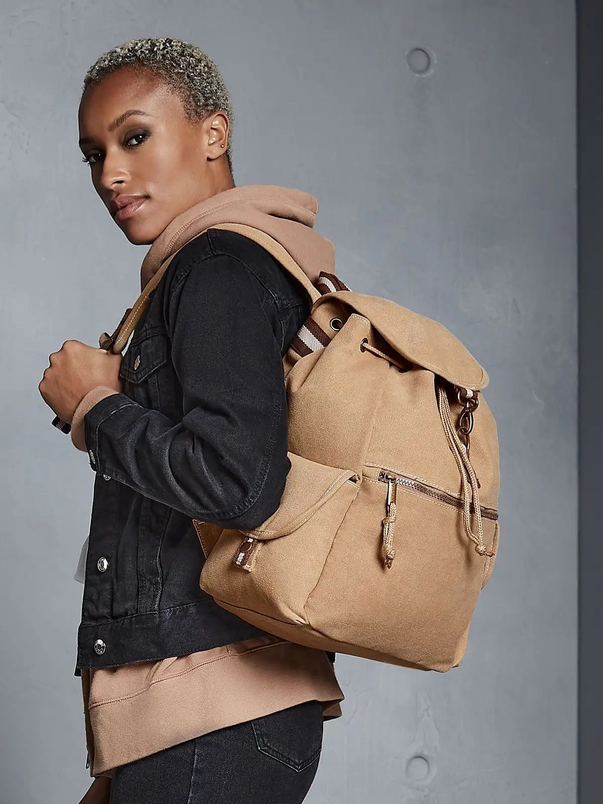 Immagine Vintage Canvas Backpack