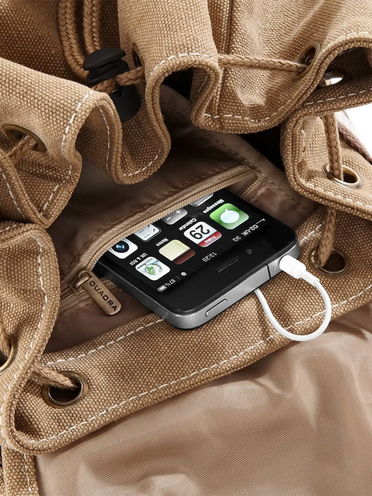 Immagine Vintage Canvas Backpack