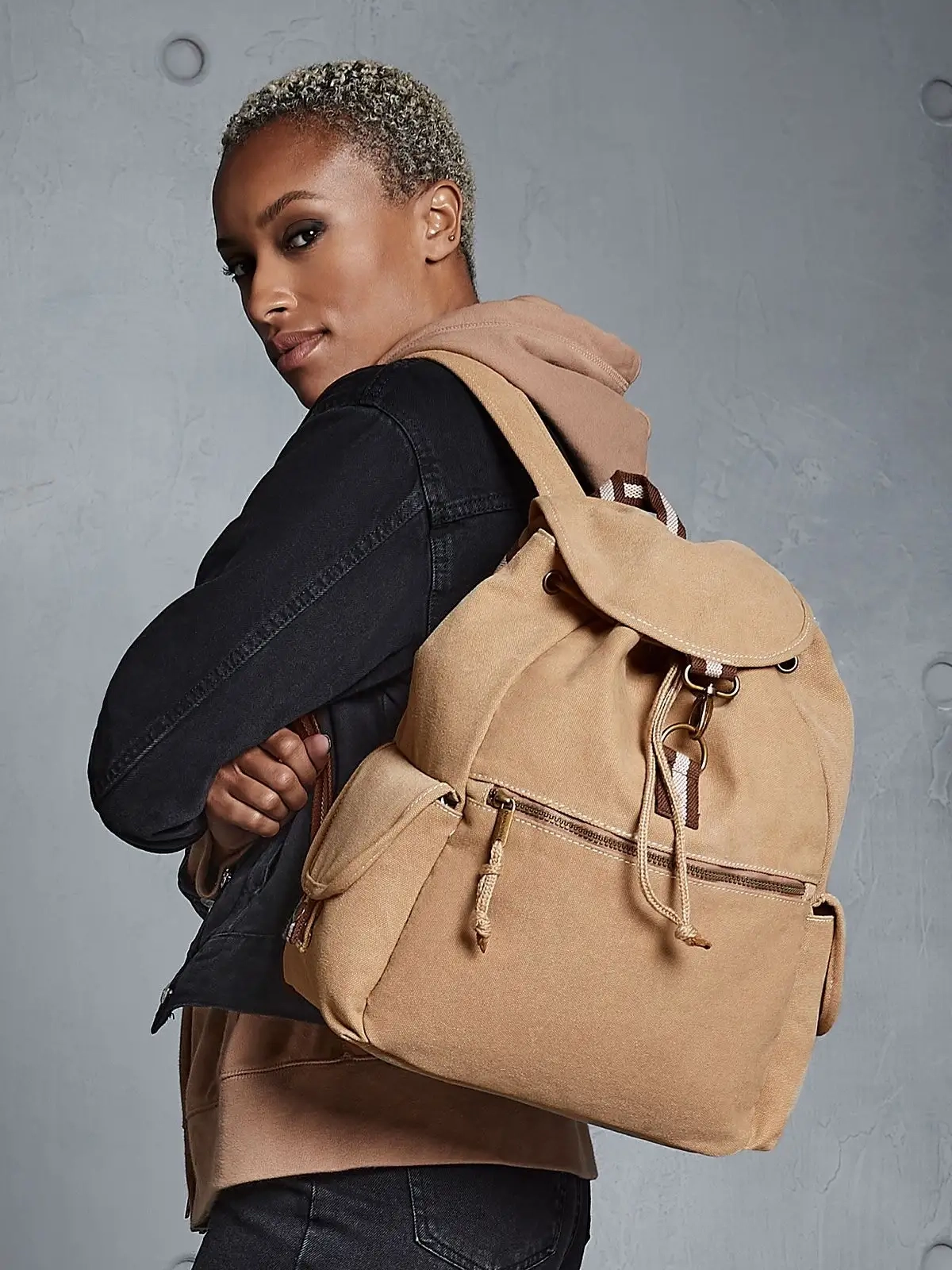 Immagine Vintage Canvas Backpack