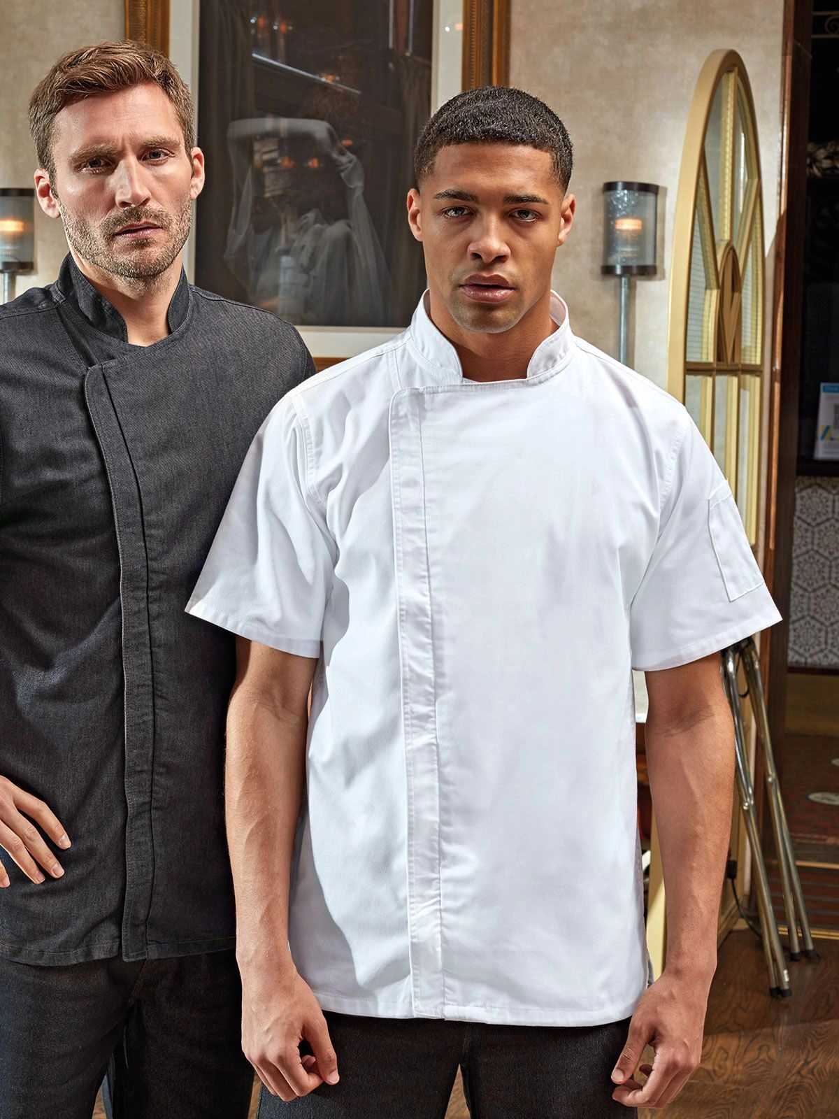 Immagine Chef's Zip-Close Short Sleeve Jacket