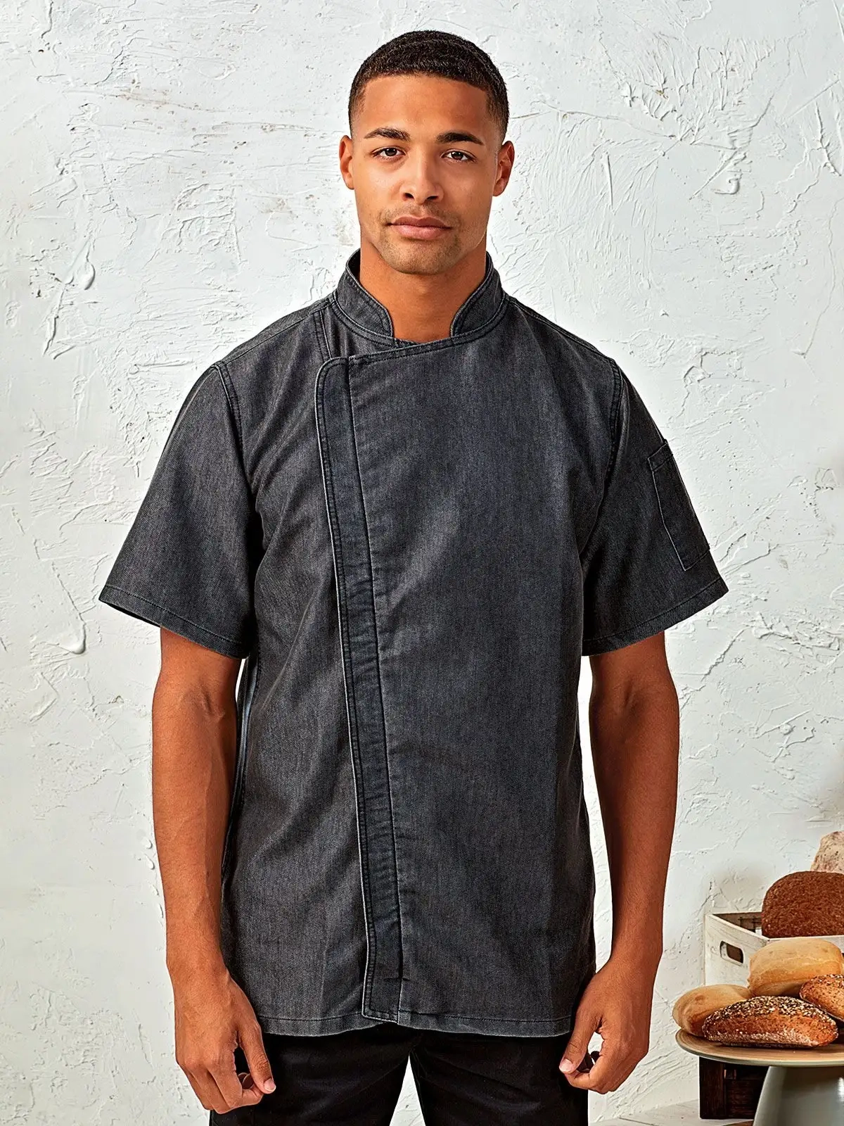 Immagine Chef's Zip-Close Short Sleeve Jacket