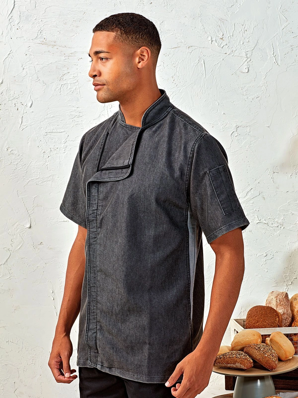Immagine Chef's Zip-Close Short Sleeve Jacket