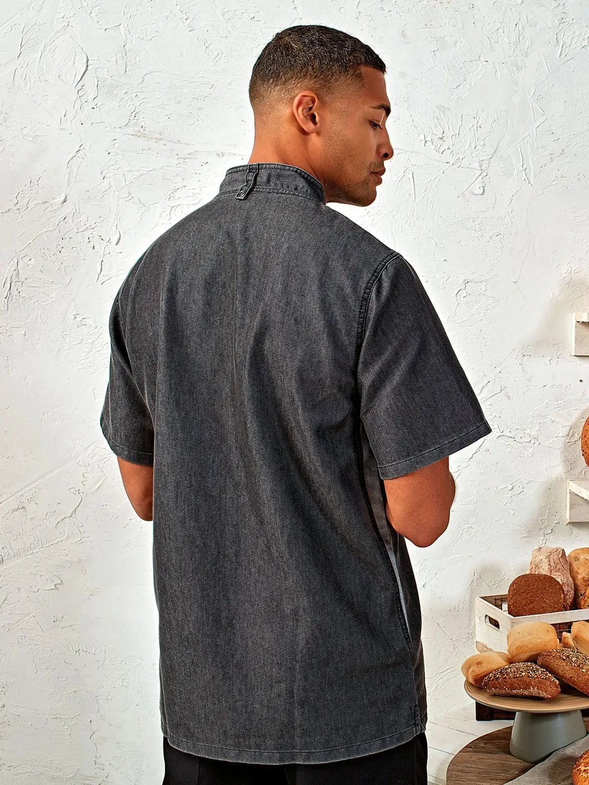 Immagine Chef's Zip-Close Short Sleeve Jacket