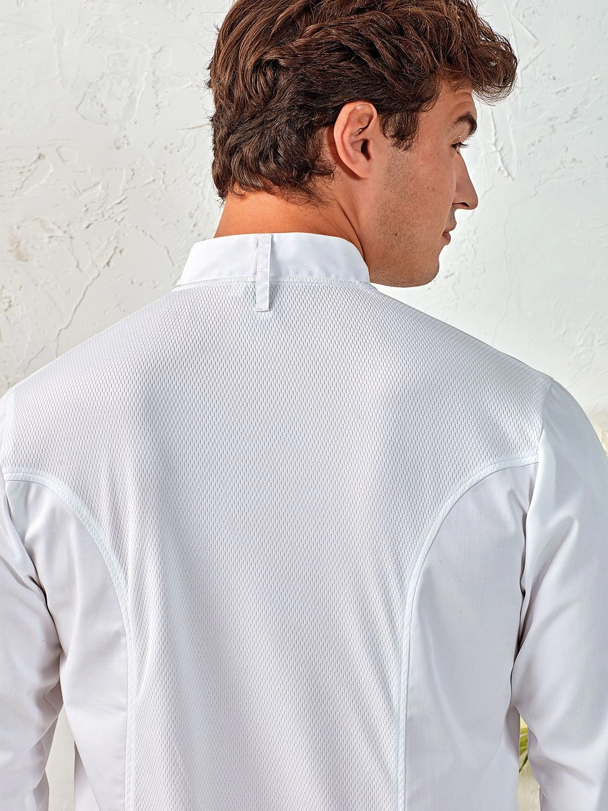 Immagine Chef's LS Coolchecker Jacket With Mesh Back Panel ack Panel