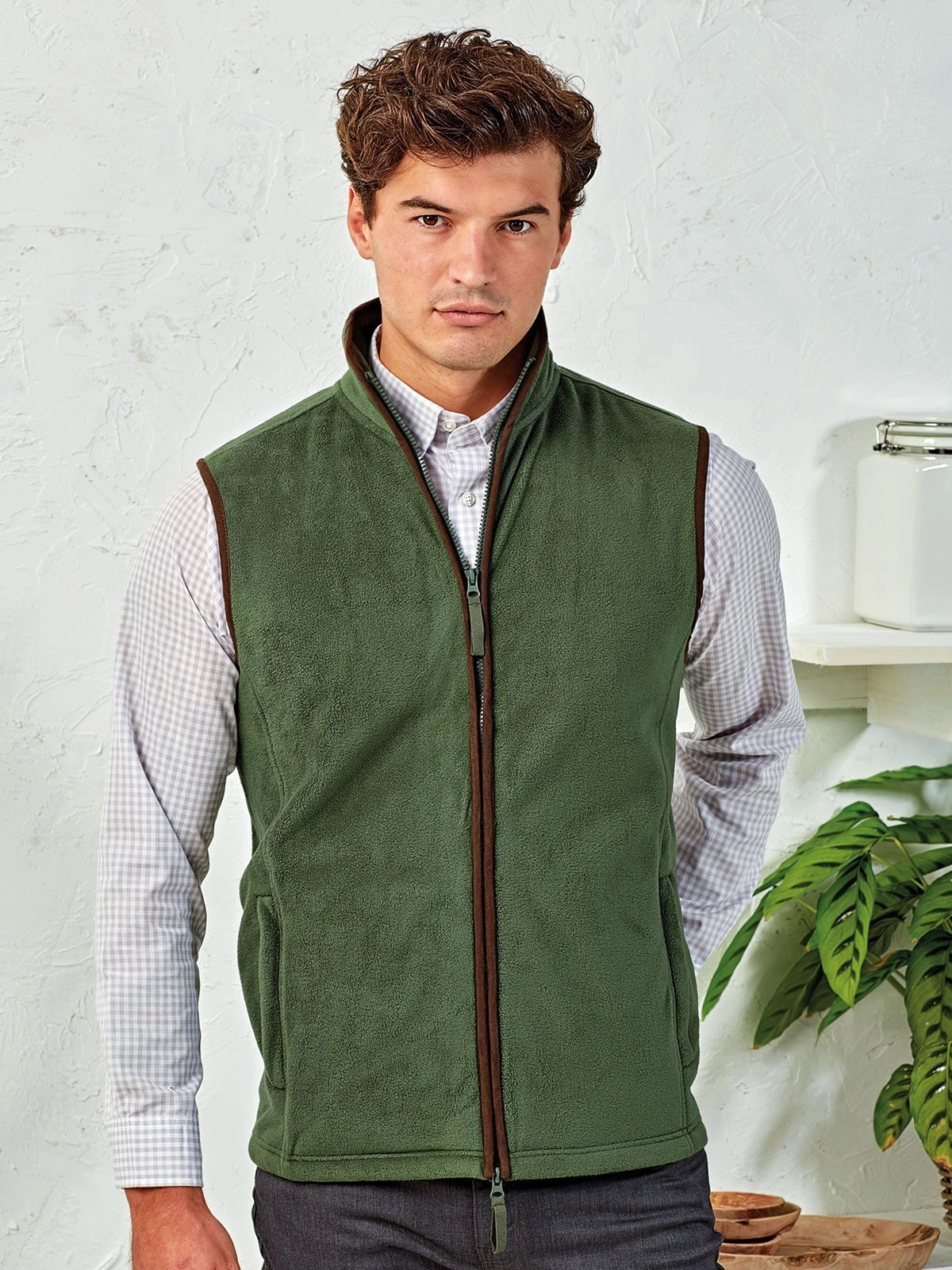 Immagine Men's 'Artisan' Fleece Gilet