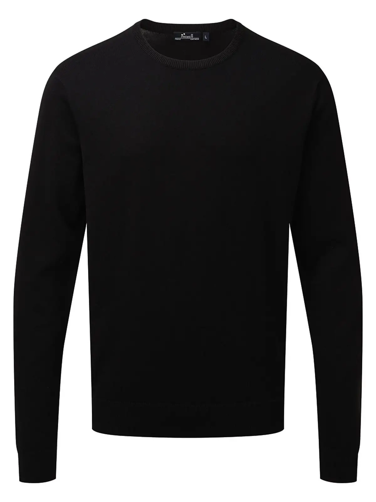Immagine Men's Crew Neck Cotton Rich Knitted Sweater