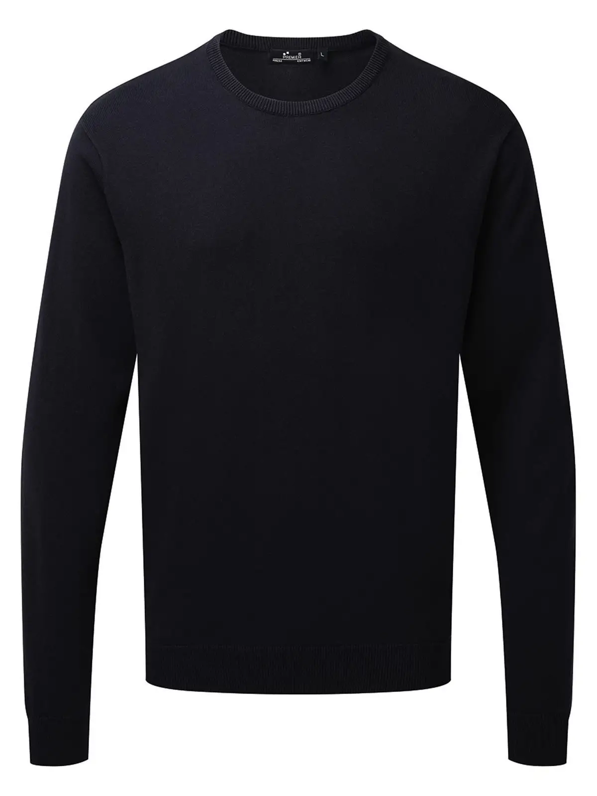 Immagine Men's Crew Neck Cotton Rich Knitted Sweater