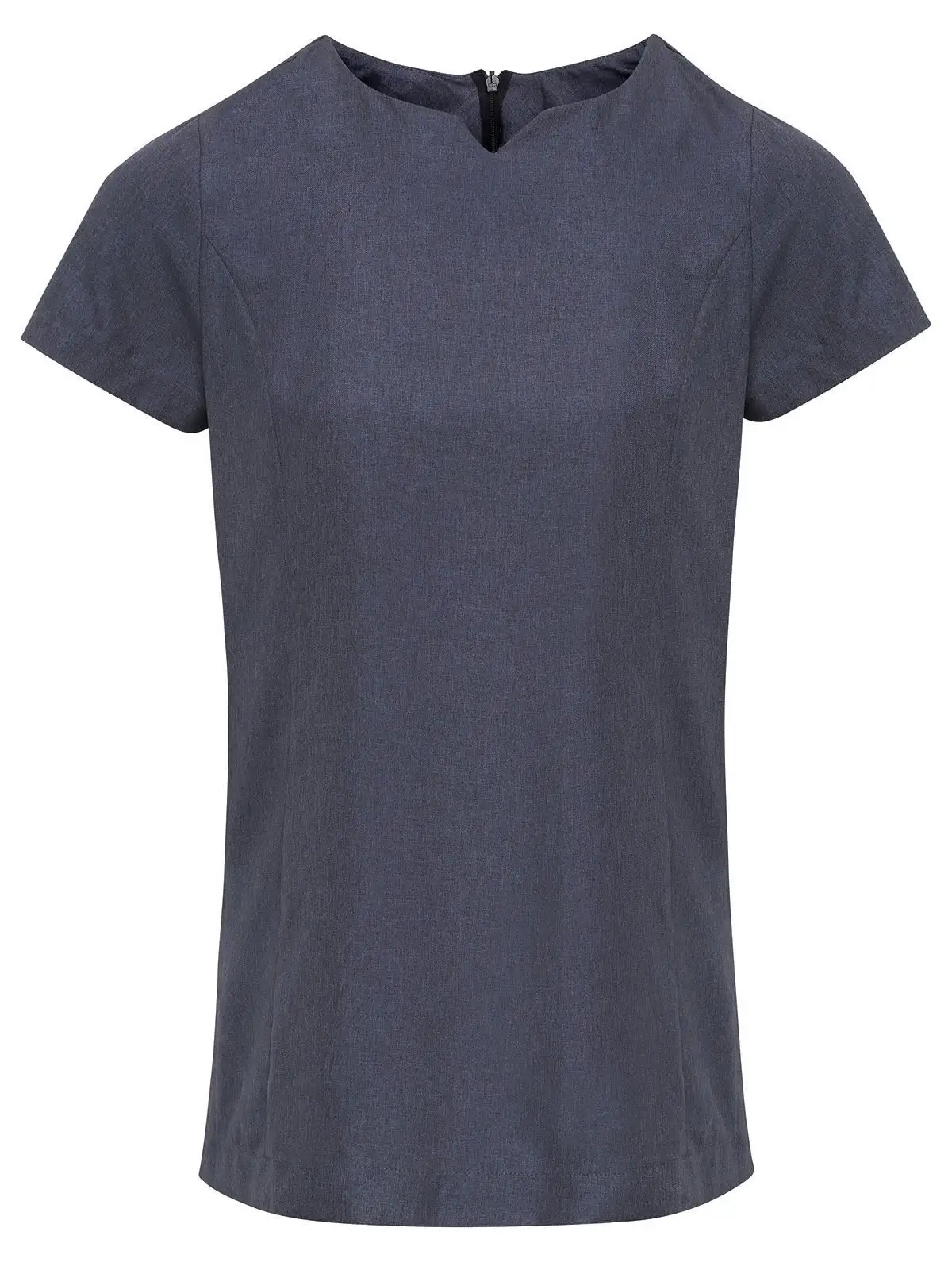 Immagine Viola Linen Look Cut Neck Beauty Tunic