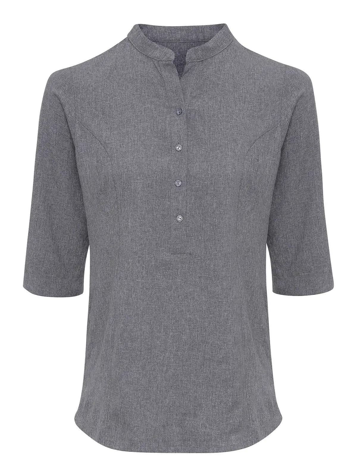 Immagine Verbena Linen Look Button Up Beauty Tunic