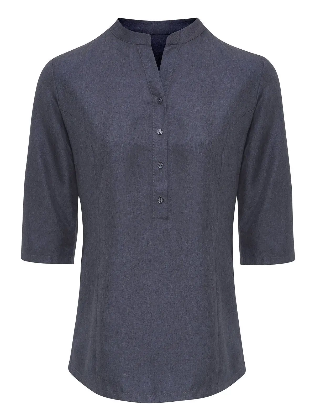 Immagine Verbena Linen Look Button Up Beauty Tunic