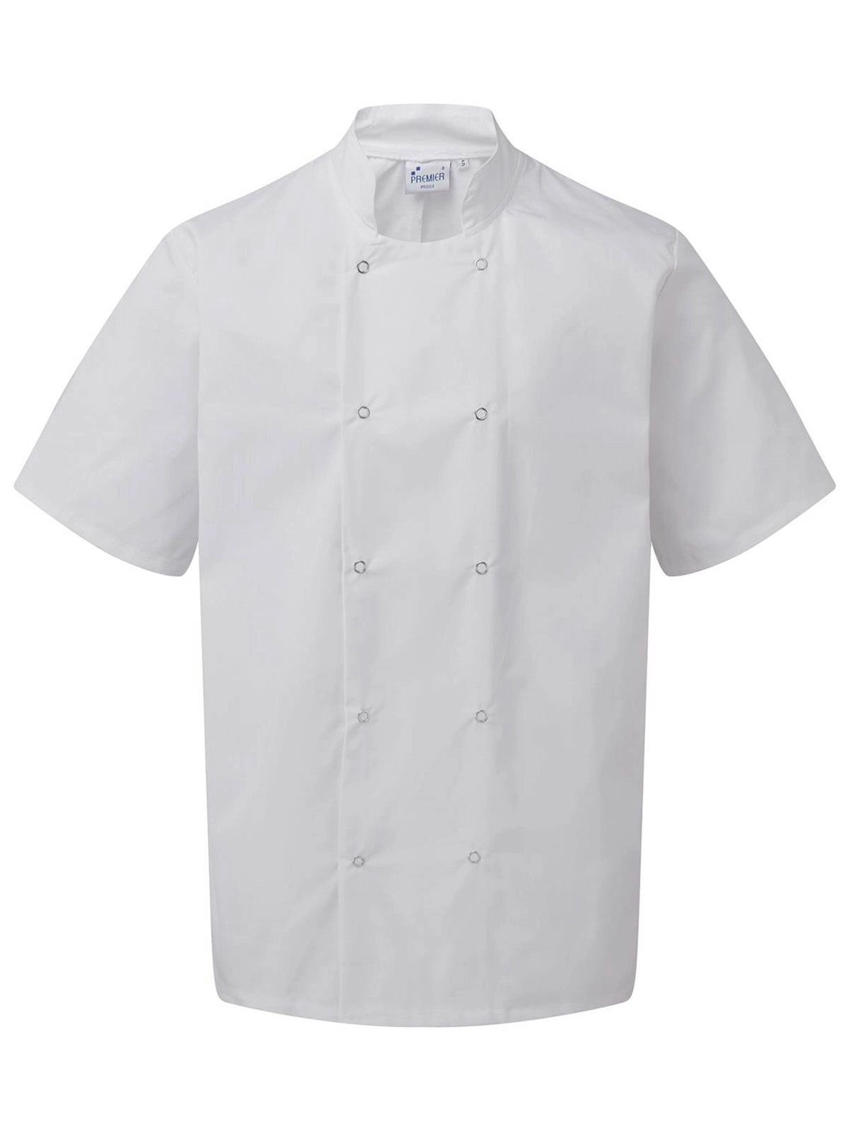 Immagine Studded Front Shorts Sleeve Chef's Jacket