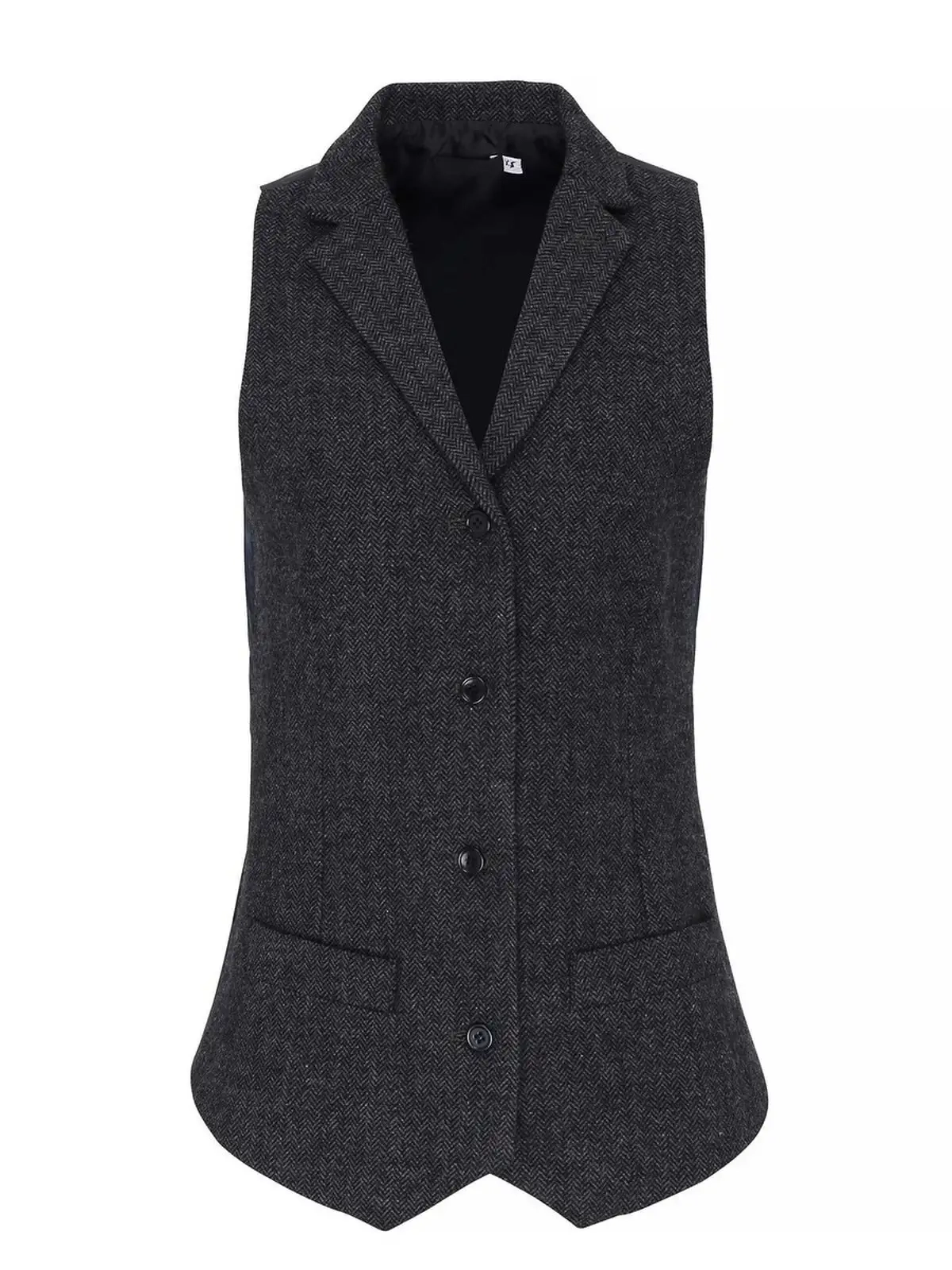 Immagine Ladies' Herringbone Waistcoat