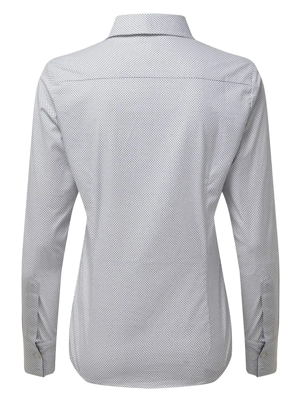 Immagine Women's Denim-Pindot Long Sleeve Shirt