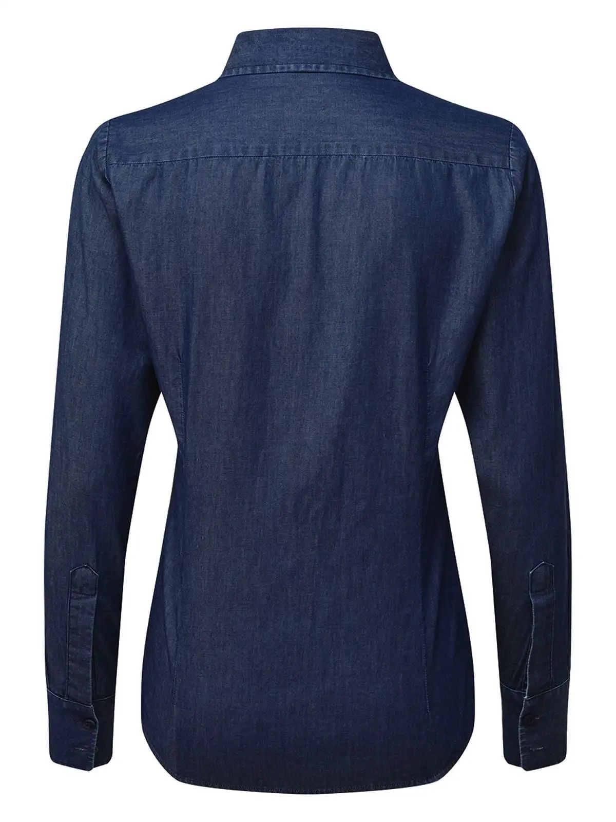 Immagine Women's Denim-Pindot Long Sleeve Shirt