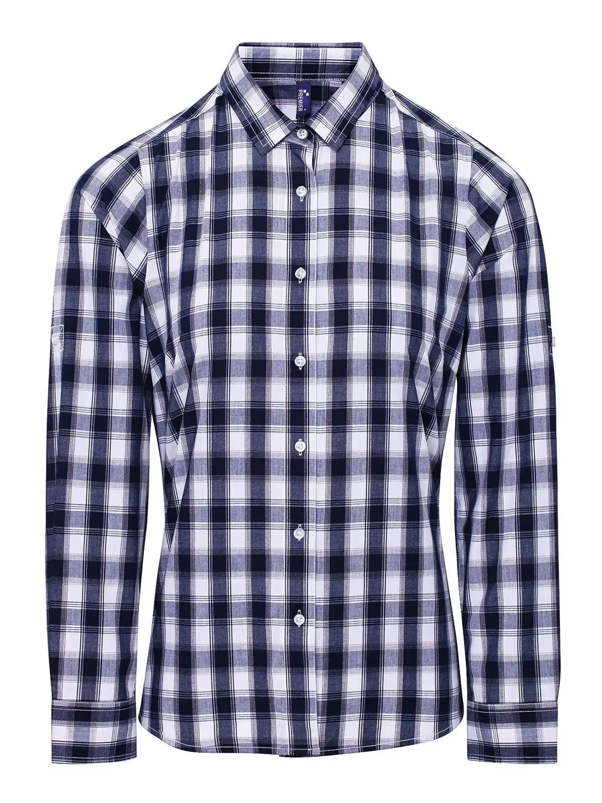 Immagine Ladies' LSL 'Mulligan' Check Cotton Bar Shirt t