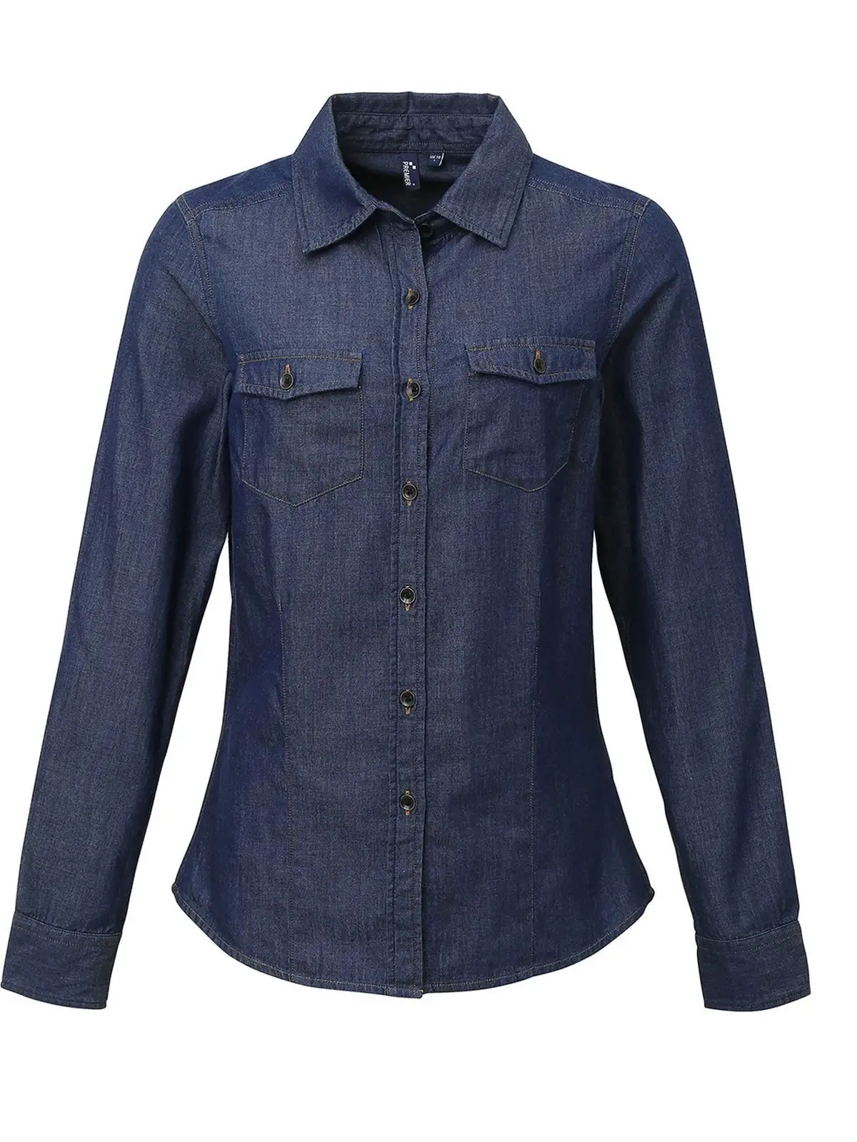 Immagine Ladies'' Jeans Stitch Denim Shirt