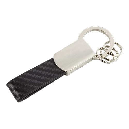 Immagine PORTACHIAVI METALLICO CARBON FIBER