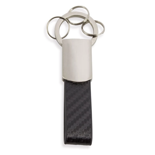 Immagine PORTACHIAVI METALLICO CARBON FIBER