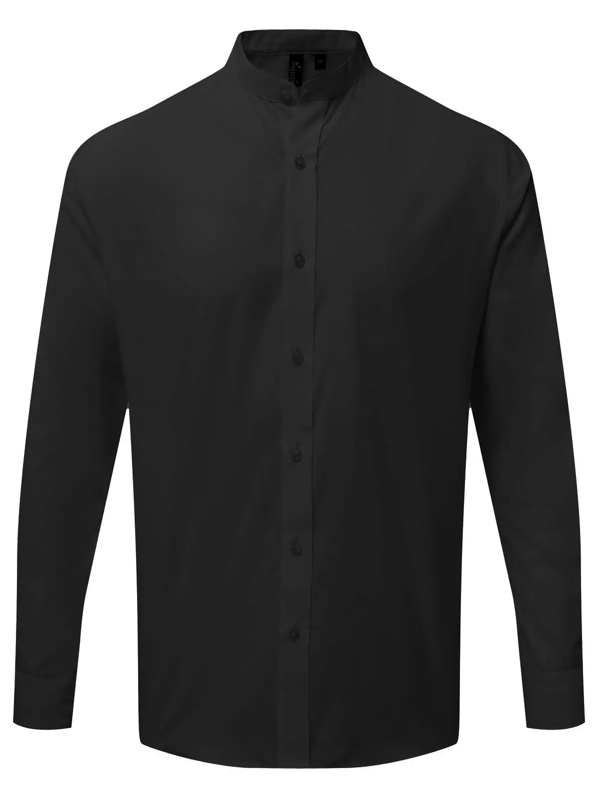 Immagine Banded Collar 'Grandad' Long Sleeve Shirt