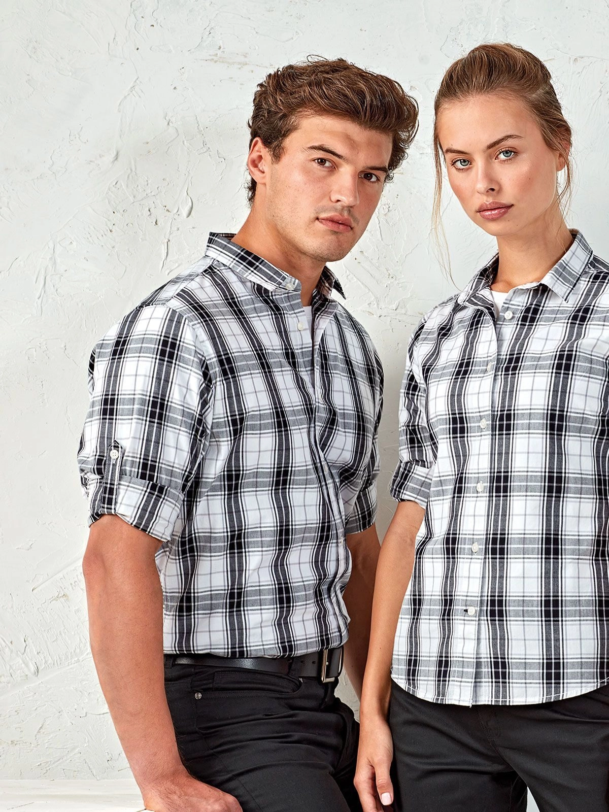 Immagine Men's Long Sleeve 'Ginmill' Check Shirt