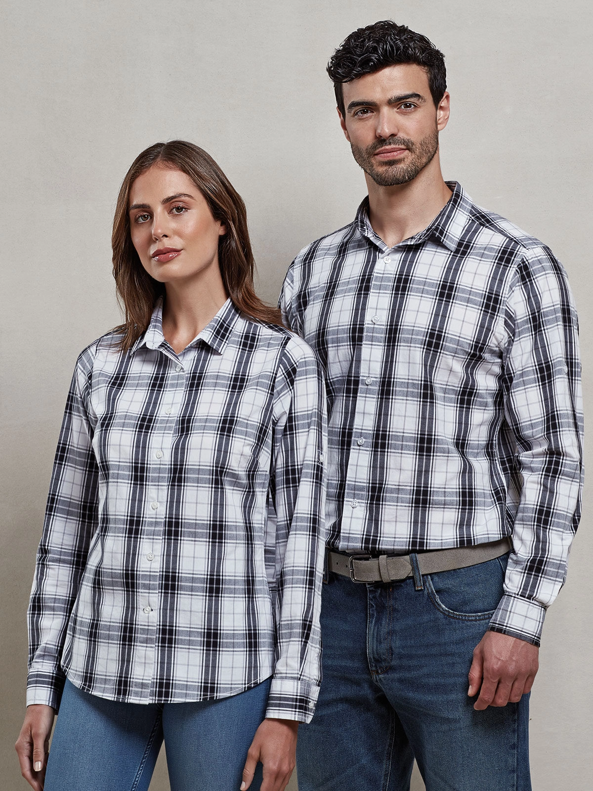 Immagine Men's Long Sleeve 'Ginmill' Check Shirt
