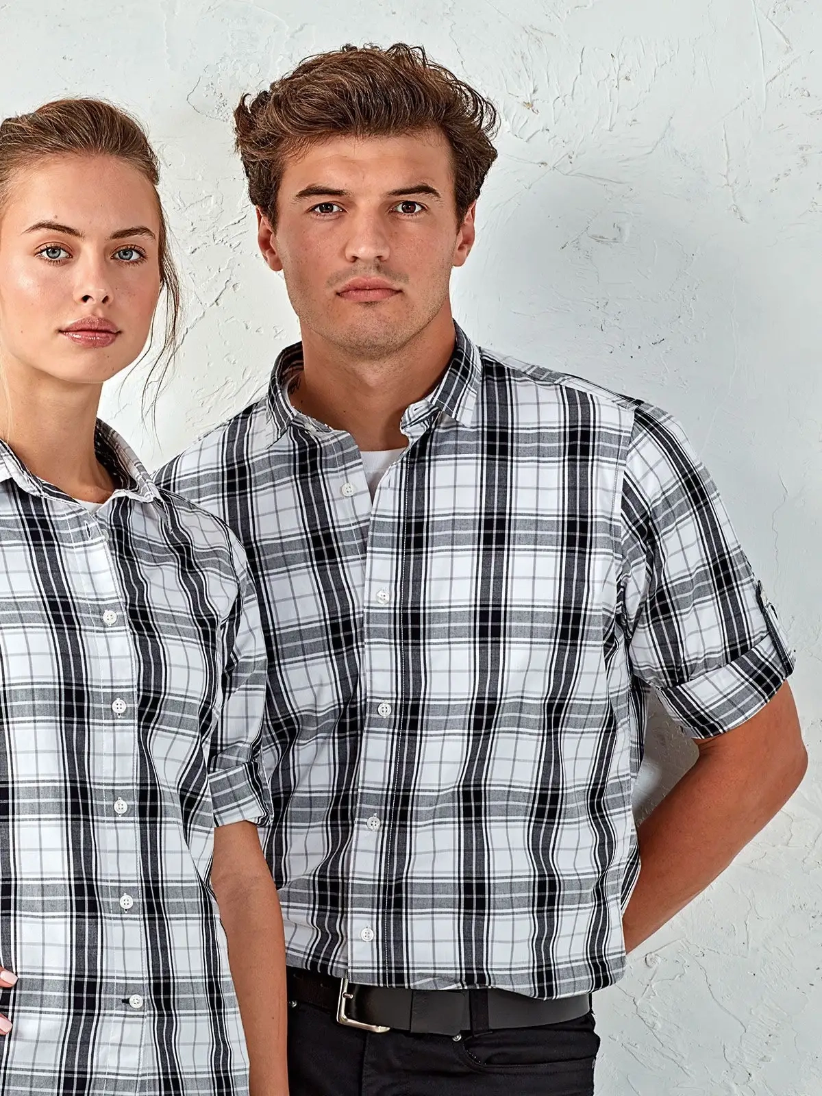 Immagine Men's Long Sleeve 'Ginmill' Check Shirt