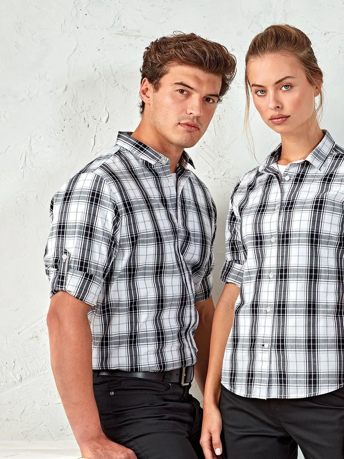 Immagine Men's Long Sleeve 'Ginmill' Check Shirt