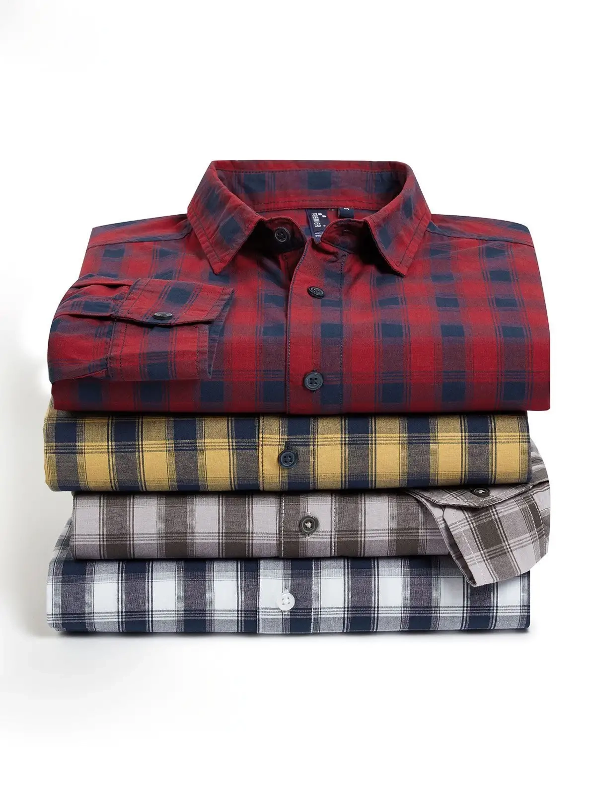 Immagine Men's LSL 'Mulligan' Check Cotton Bar Shirt