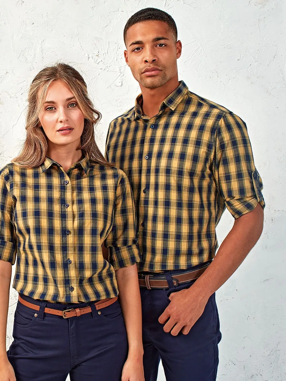 Immagine Men's LSL 'Mulligan' Check Cotton Bar Shirt