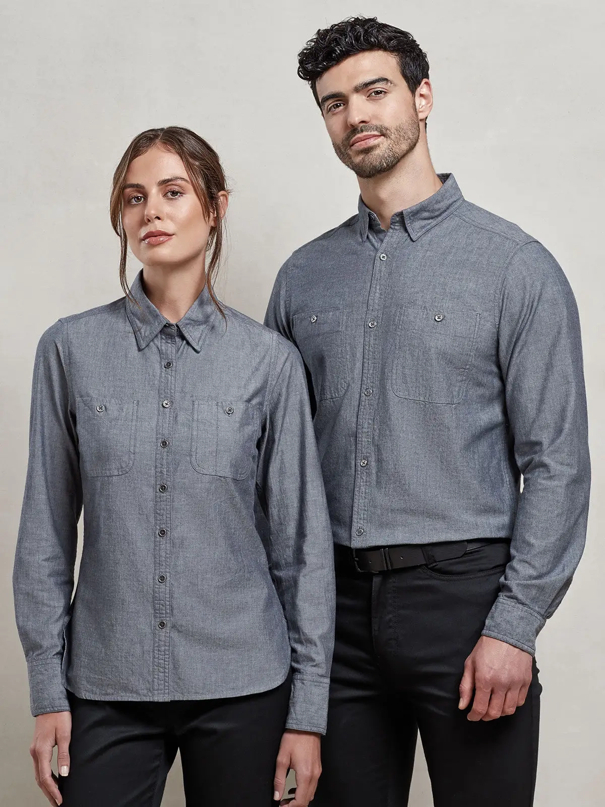 Immagine Men's Organic Chambray Fairtrade Shirt