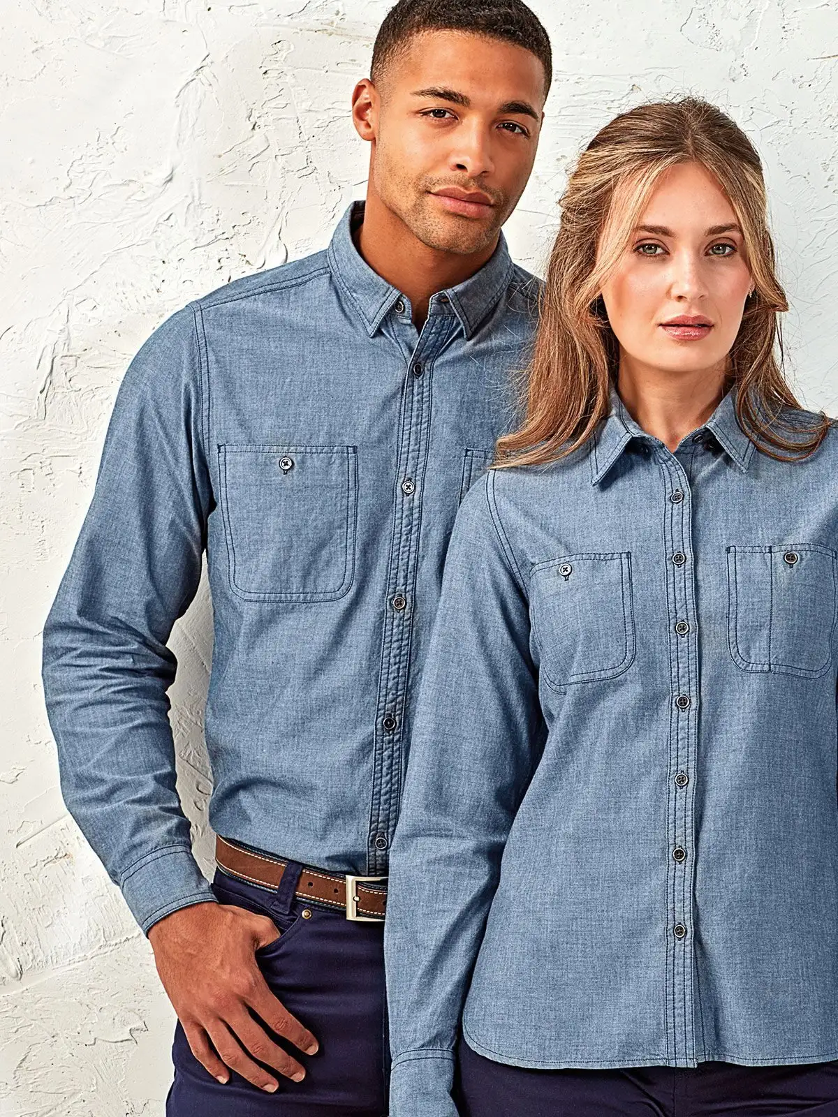 Immagine Men's Organic Chambray Fairtrade Shirt