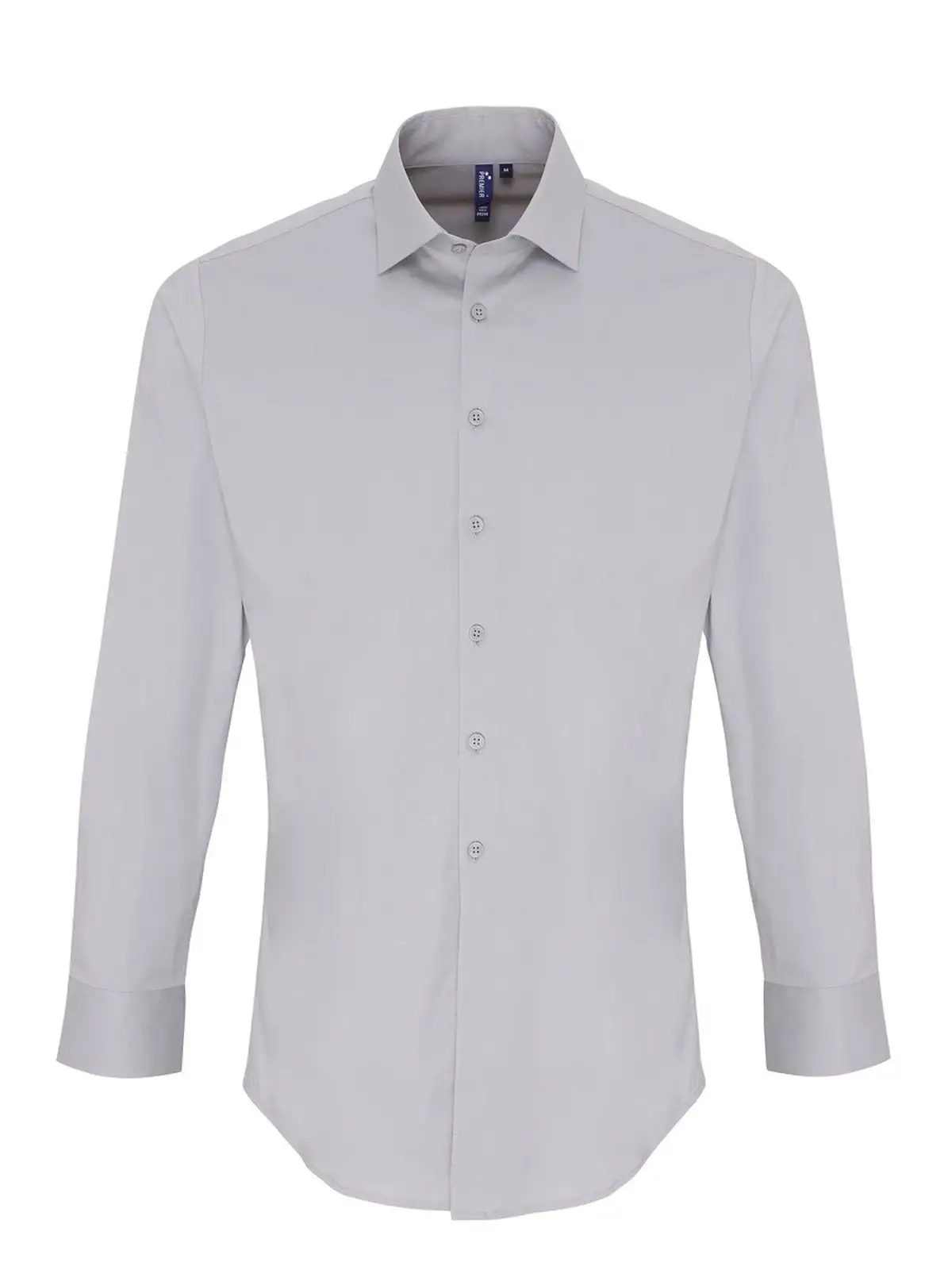 Immagine Men's Stretch Fit Cotton Poplin Long Sleeve Shirt