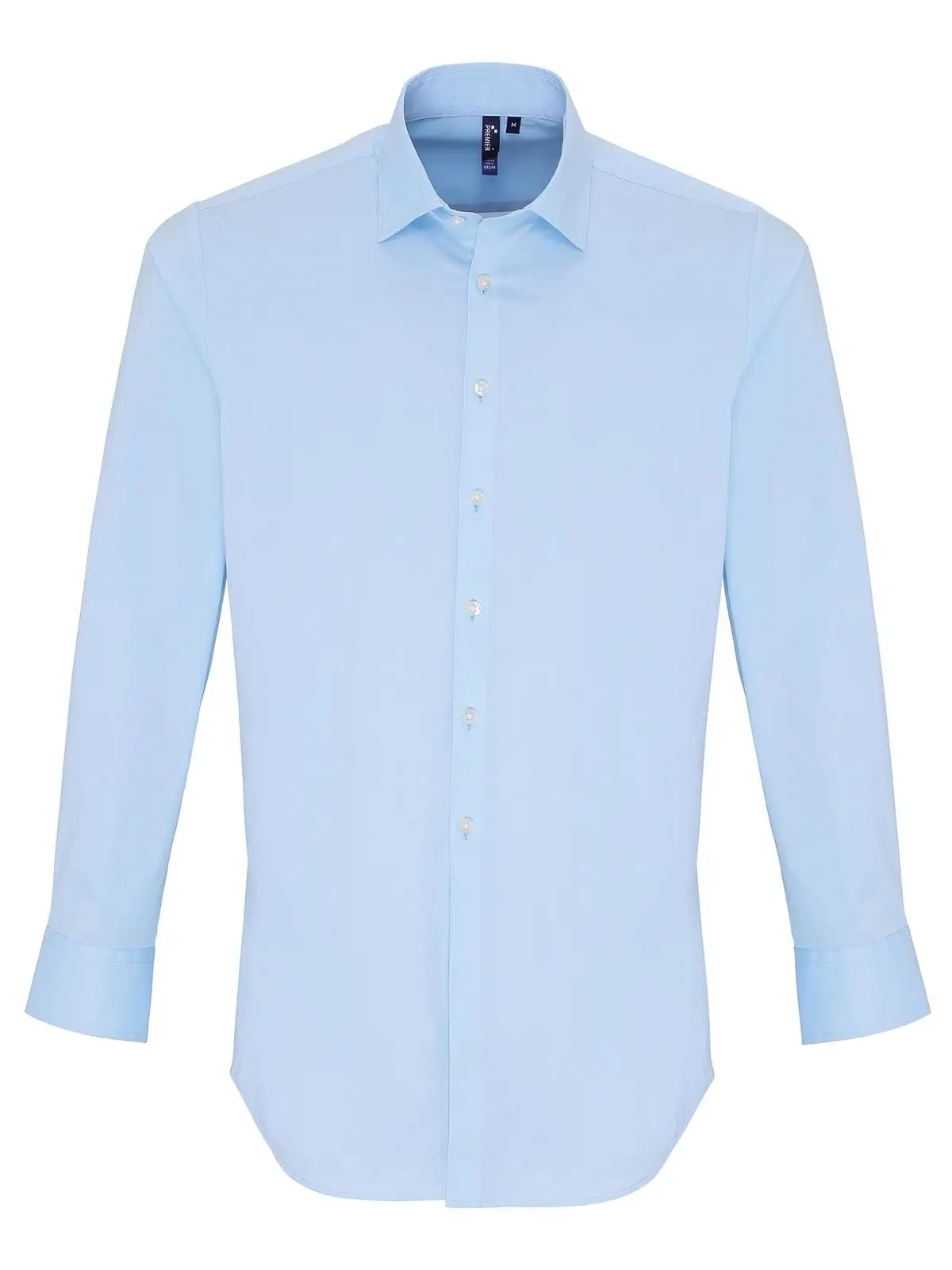 Immagine Men's Stretch Fit Cotton Poplin Long Sleeve Shirt