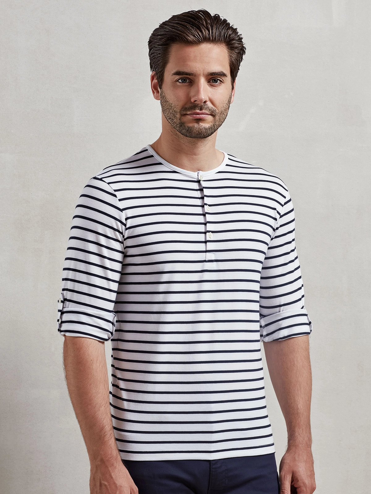 Immagine Men's Long John Roll Sleeve Tee