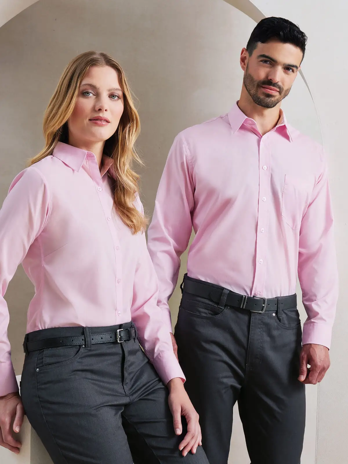 Immagine Men's Long Sleeve Poplin Shirt