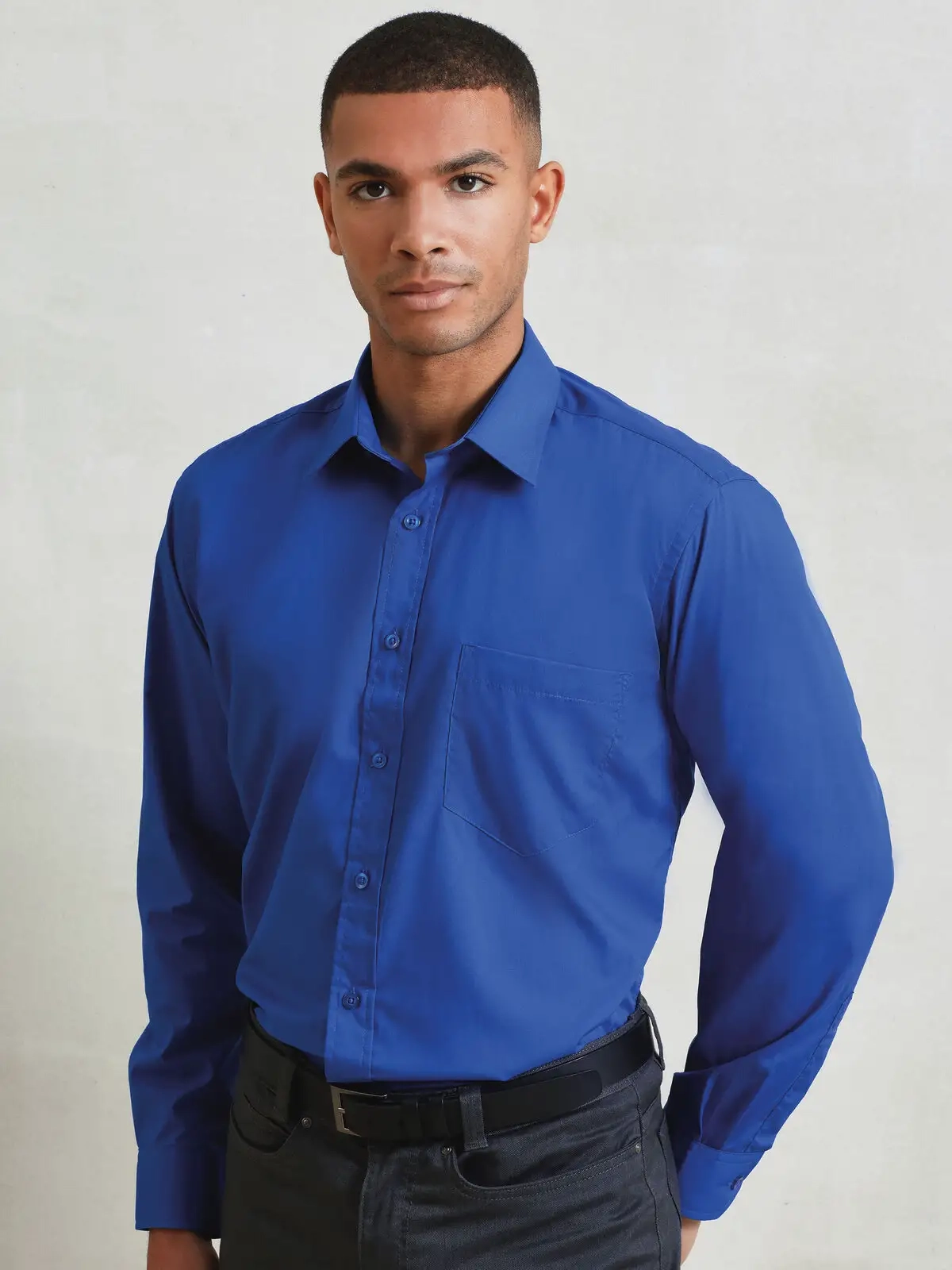 Immagine Men's Long Sleeve Poplin Shirt