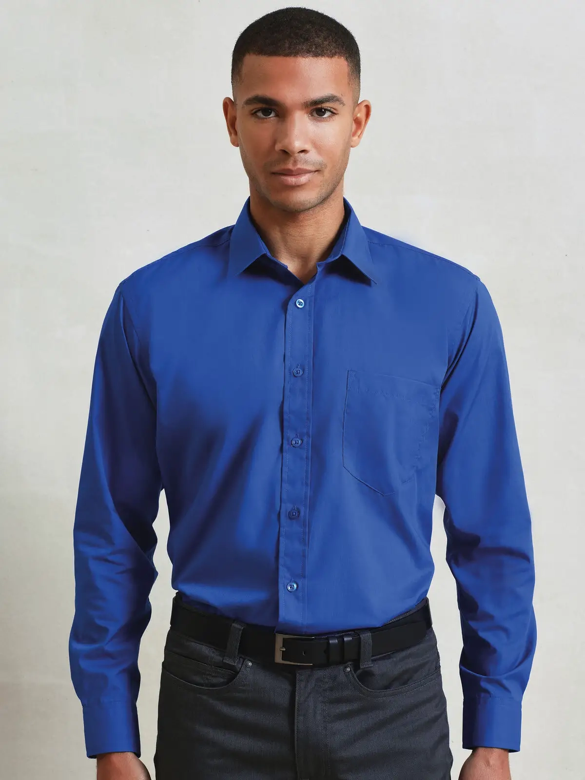Immagine Men's Long Sleeve Poplin Shirt