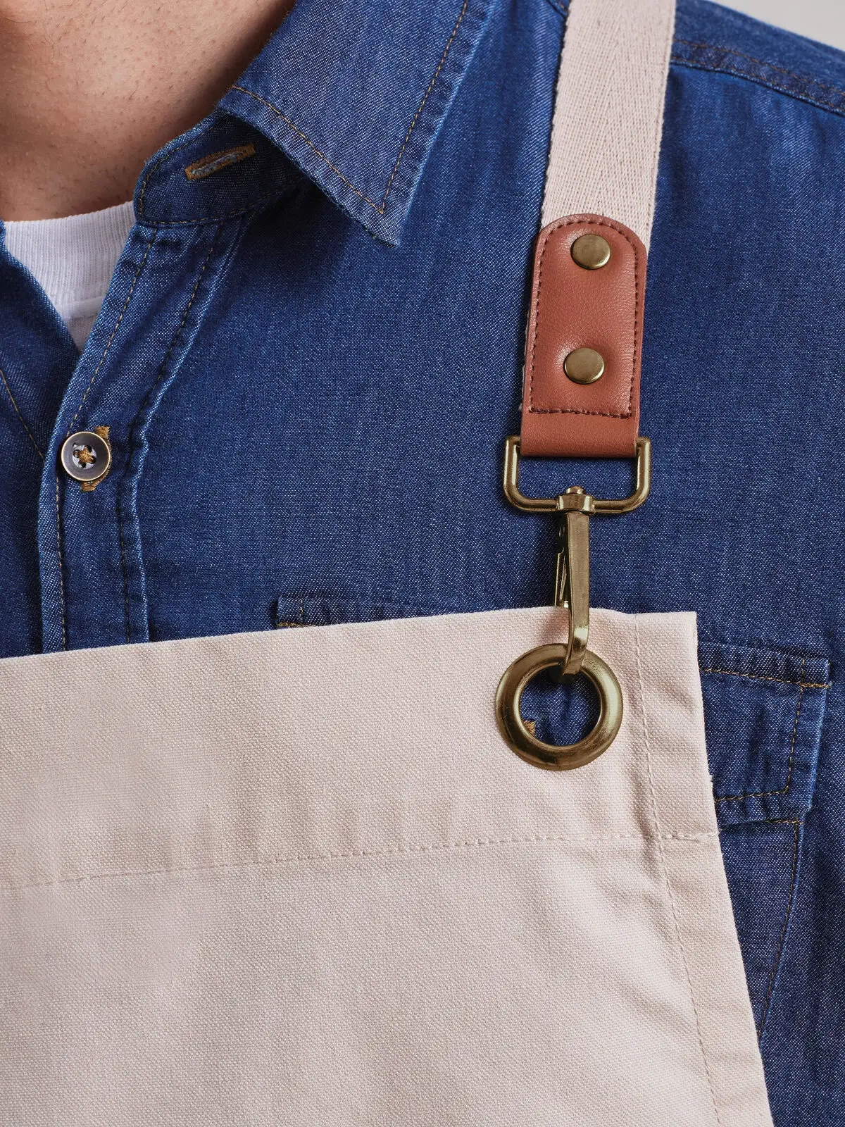 Immagine Grembiule intero con incrocio sulla schiena 'Clip 'n' clasp'