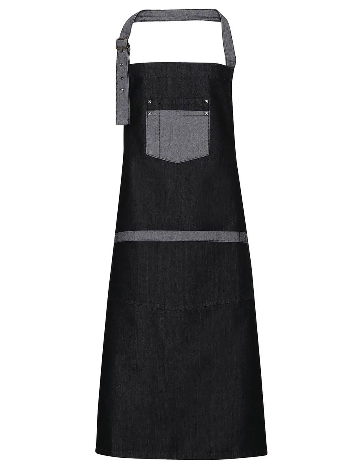 Immagine Domain Contrast Denim Bib Apron