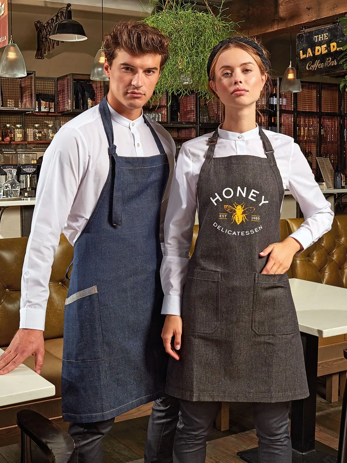 Immagine Organic Denim Fairtrade Bib Apron