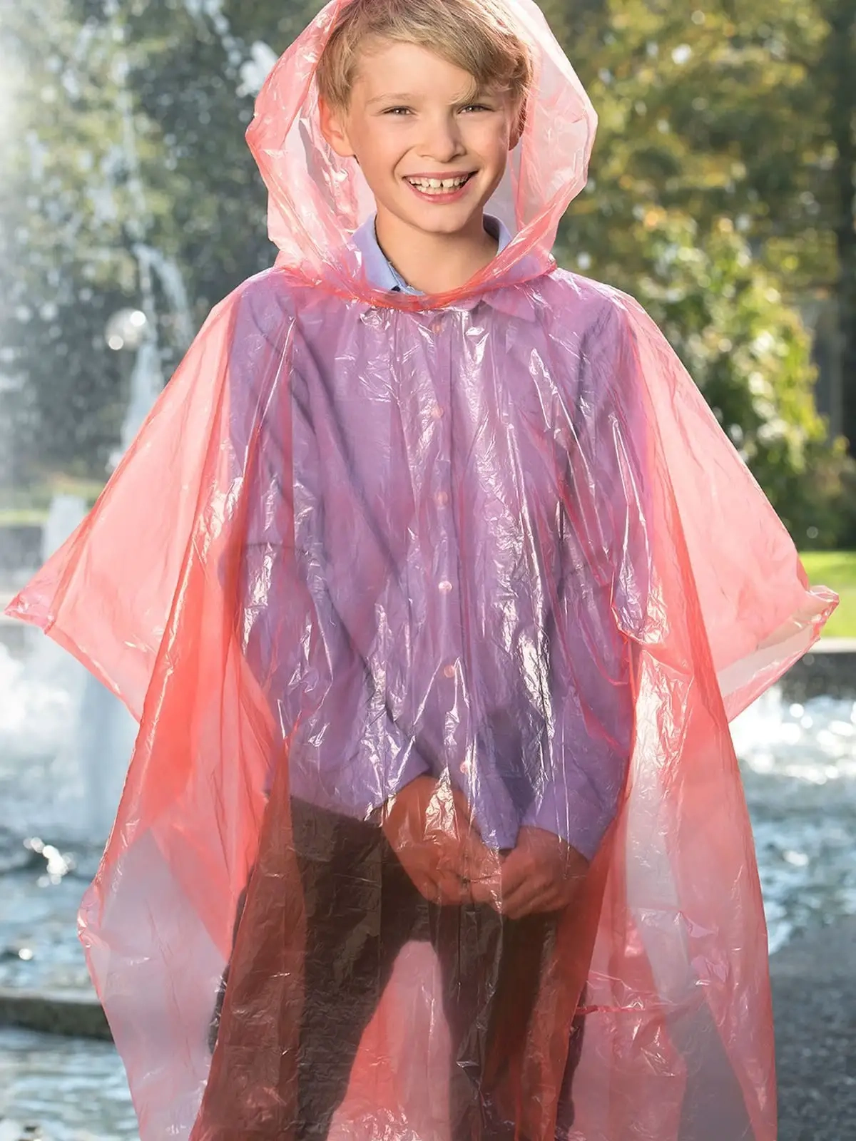 Immagine Disposable Raining Poncho Sumatra For Kids