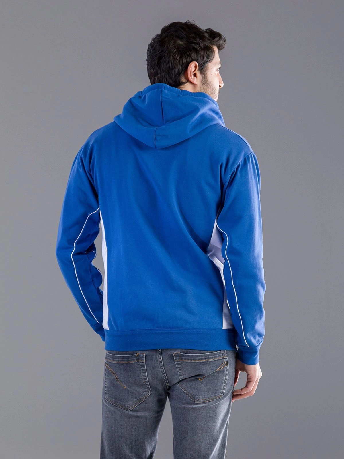 Immagine Contrast Hooded Sweat Full Zip