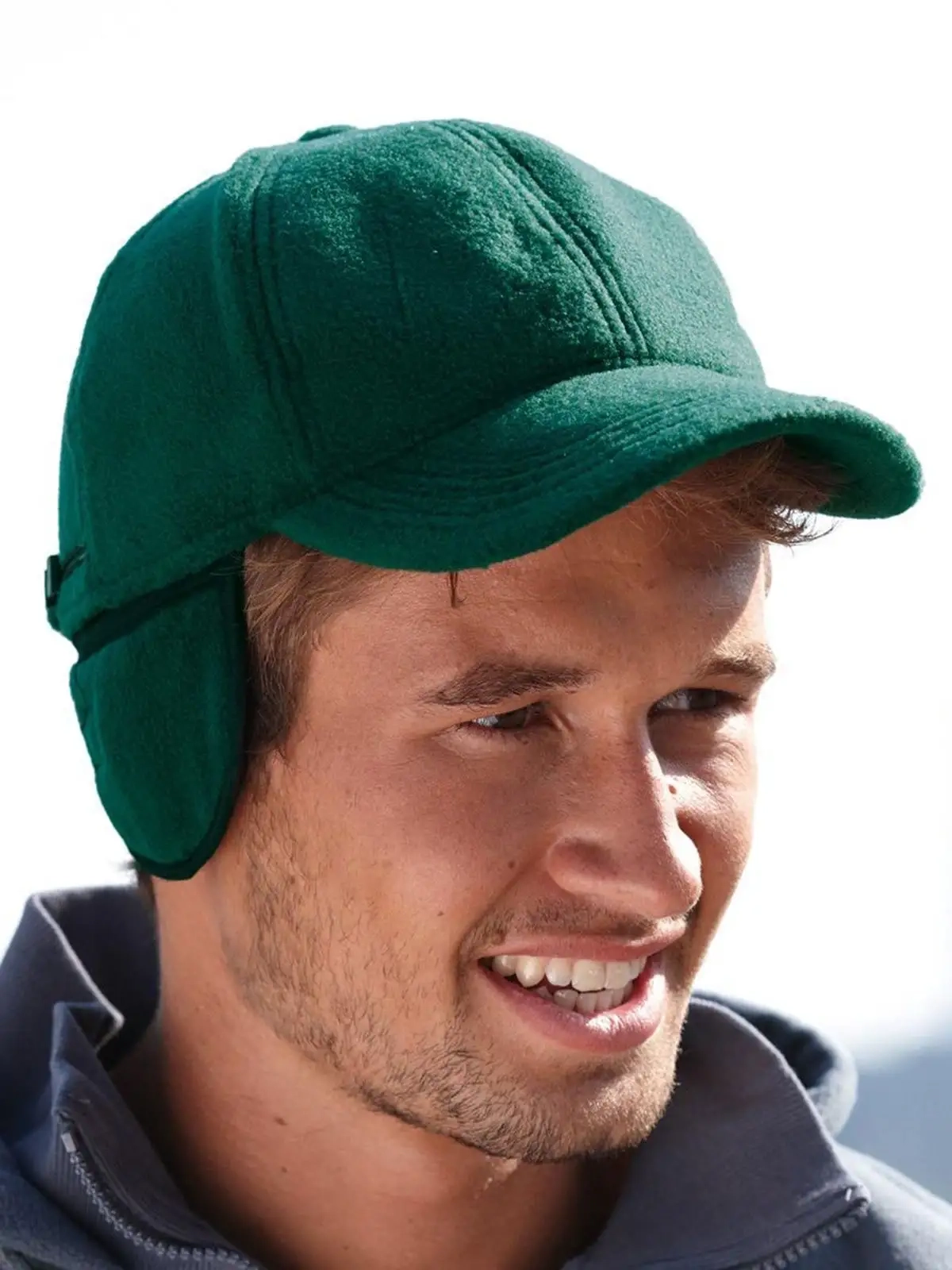 Immagine 6 Panel Fleece Cap with Earflaps