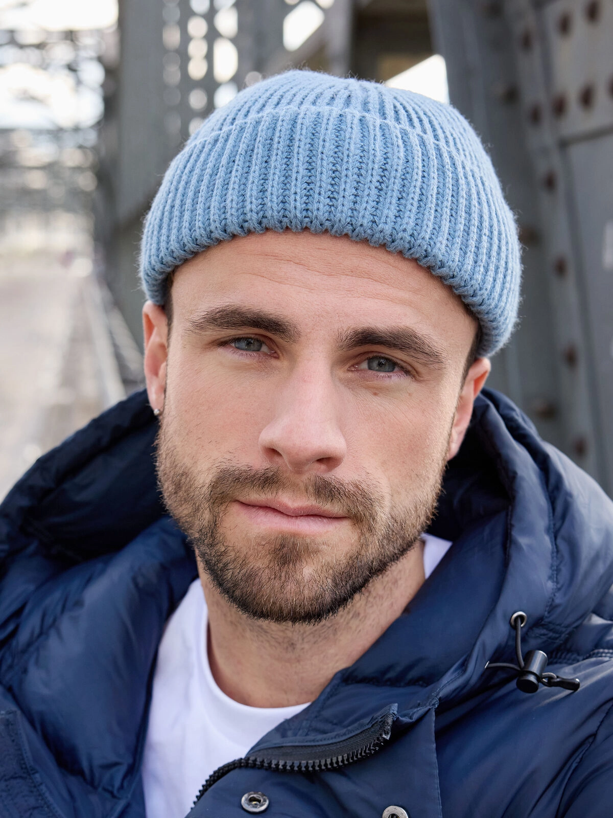 Immagine Berretto da pescatore in maglia con risvolto - Fisherman Beanie
