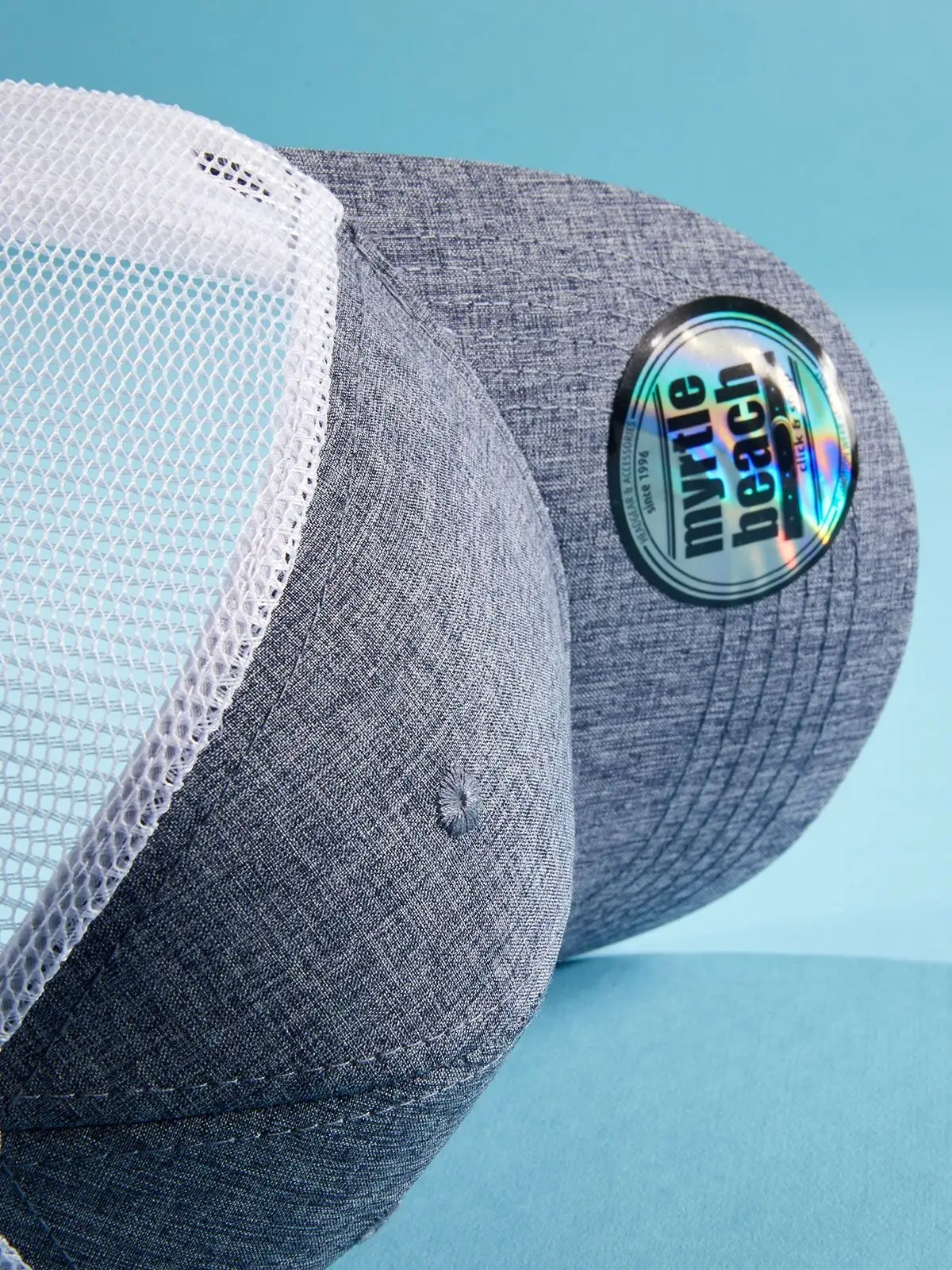 Immagine 6 Panel Mesh Cap Melange