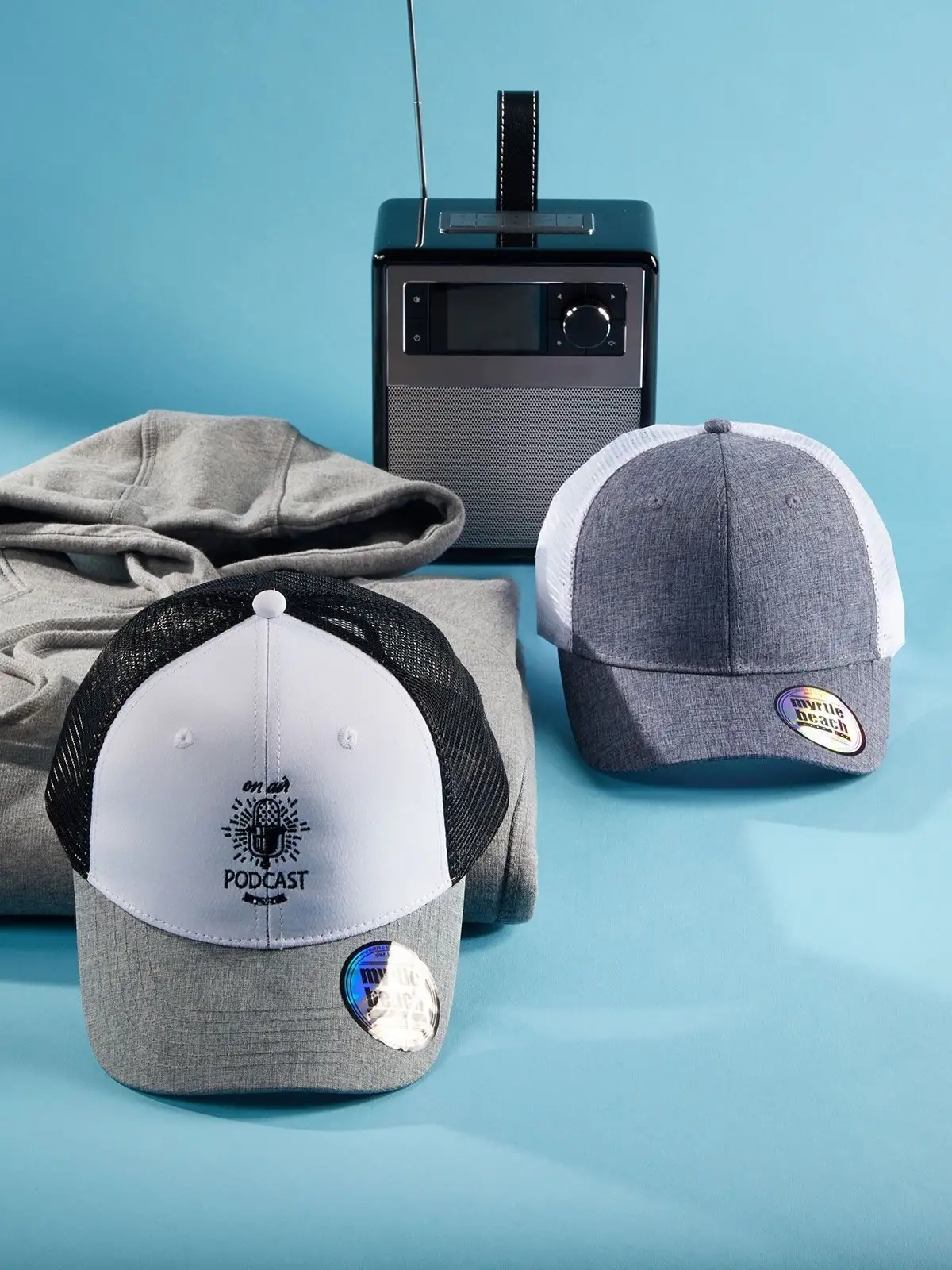 Immagine 6 Panel Mesh Cap Melange