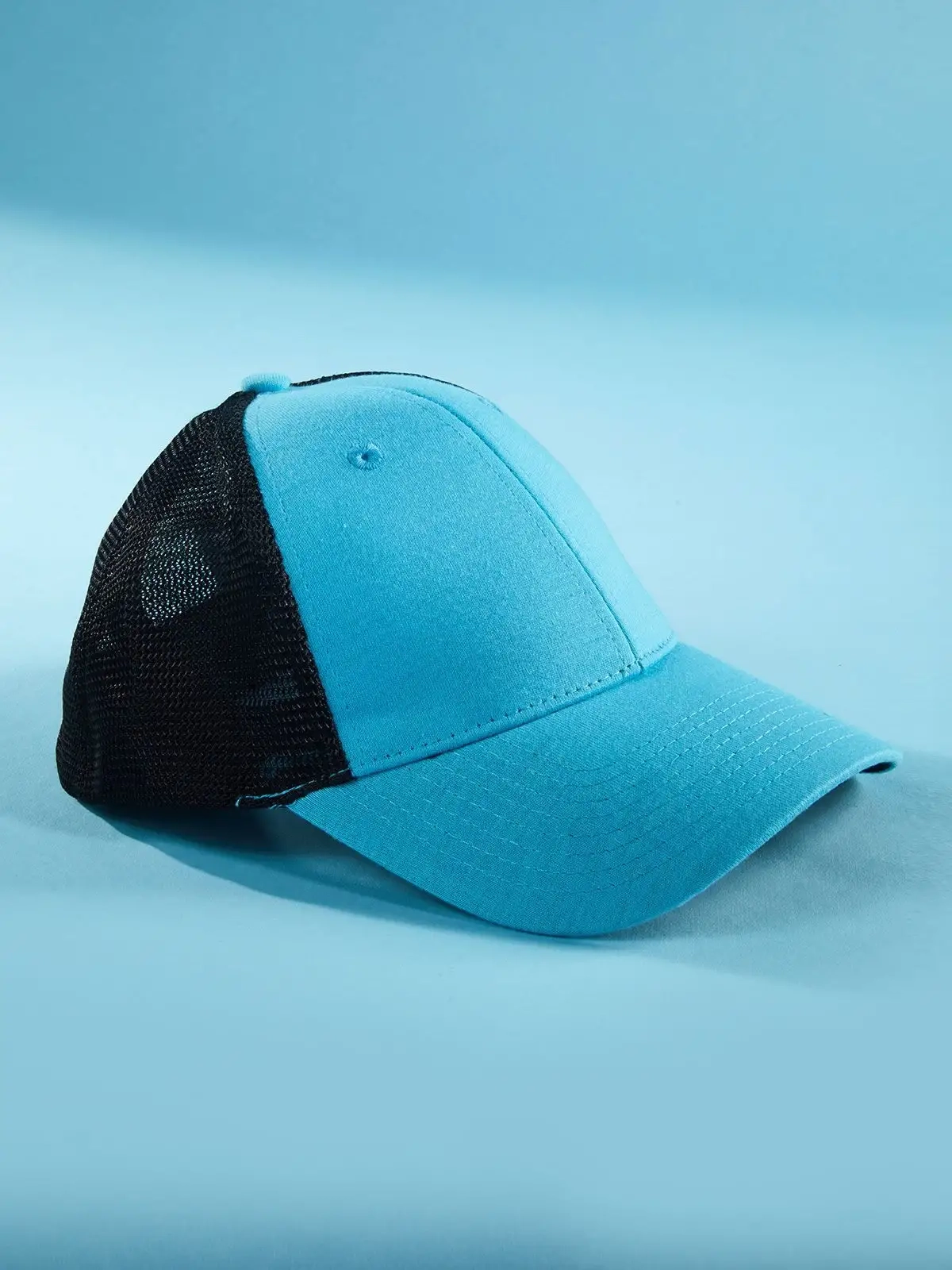 Immagine 6 Panel Elastic Fit Mesh Cap