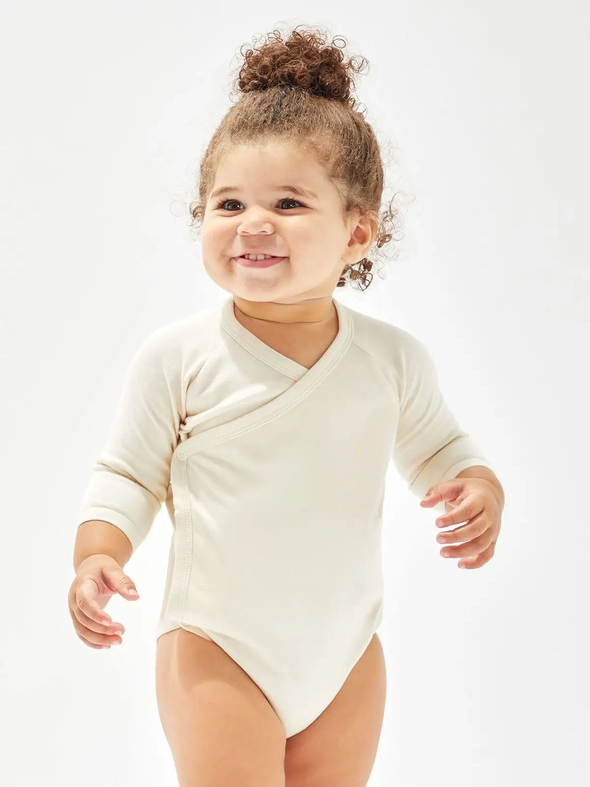 Immagine Baby Long Sleeve Kimono Bodysuit