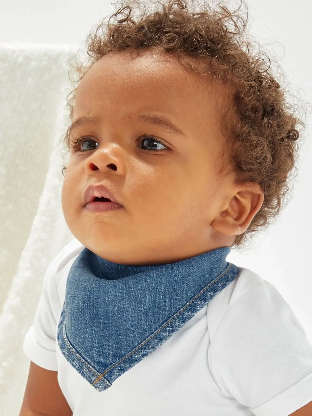 Immagine Baby Rocks Denim Bandana Bib